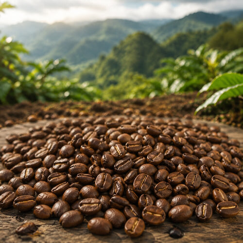 Gentle Bloom coffee beans and ground coffee from Barrel & Bloom Coffee