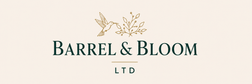 Barrel & Bloom Ltd hummingbird and botanical logo