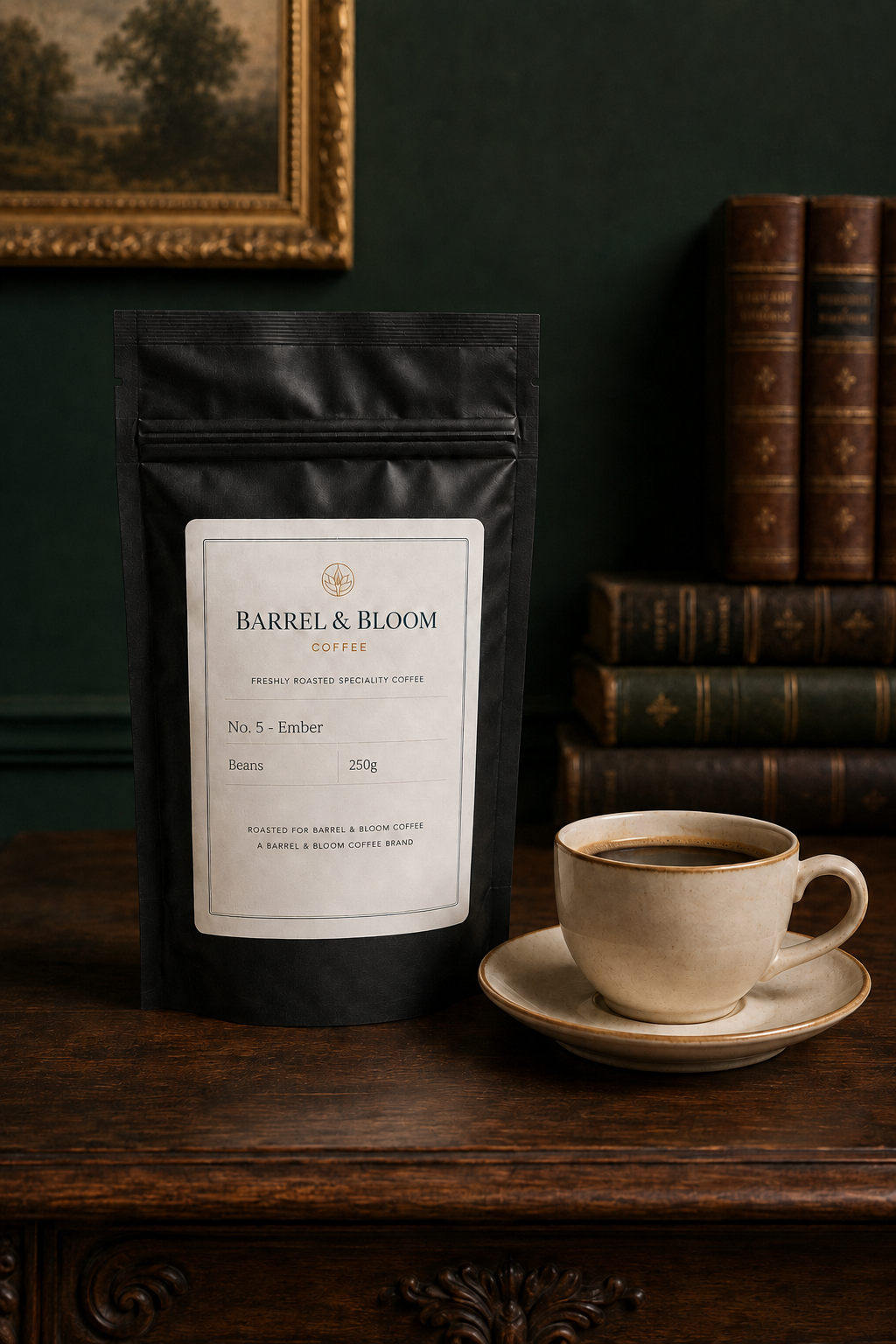No. 5 - Ember coffee cup lifestyle from Barrel & Bloom Coffee